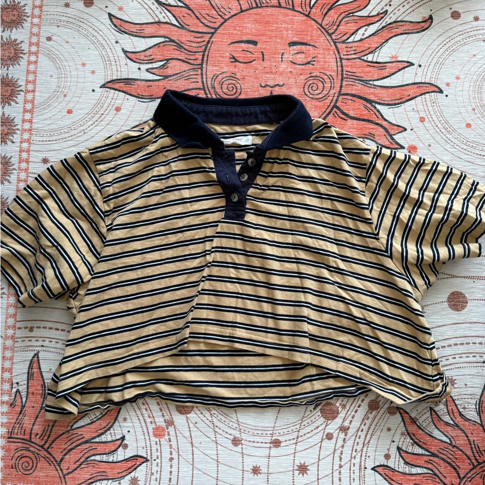 Striped Kids Polo Shirt